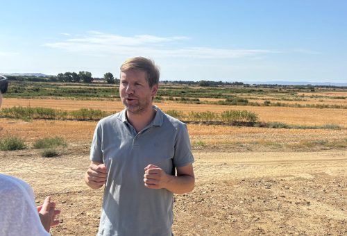 El PSOE exige a Azcón que cumpla su palabra y ayude a los agricultores con las subidas del gasoil y los incendios