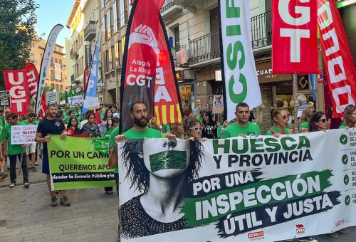 El PSOE pide al Ayuntamiento de Huesca que muestre su apoyo a la comunidad educativa tras las movilizaciones en defensa de la escuela pública